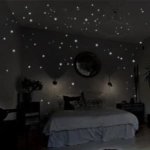 407pcs Glow in the Dark Star Wall Stickers