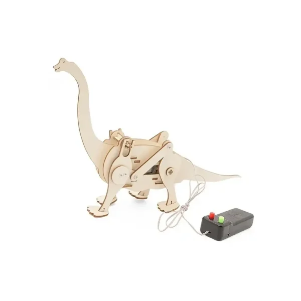 Dinosaur STEM Wooden Puzzle Robot Kit for Kids - Image 9