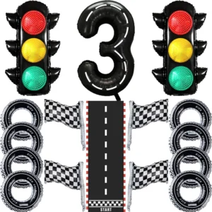 Race Car Birthday Balloon Set – 40-inch Fun Party Decor