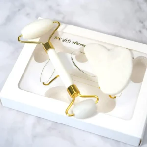 Premium Jade Roller & Gua Sha Facial Massage Set