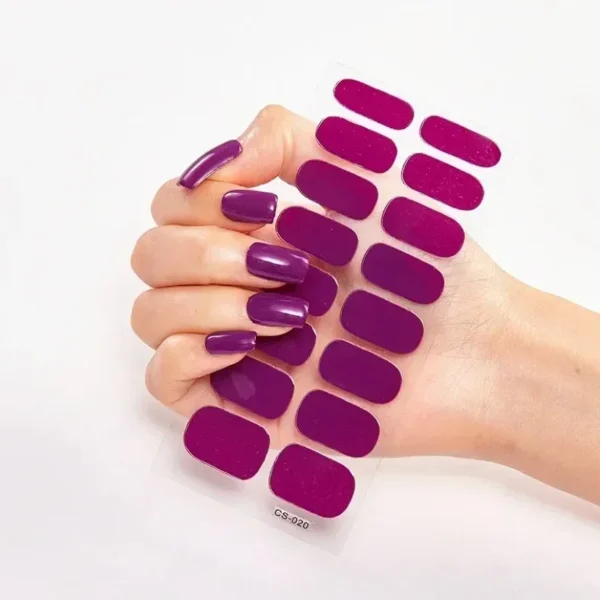 16Tips Long-Lasting Gel Nail Stickers – Full Coverage Wraps - Image 4