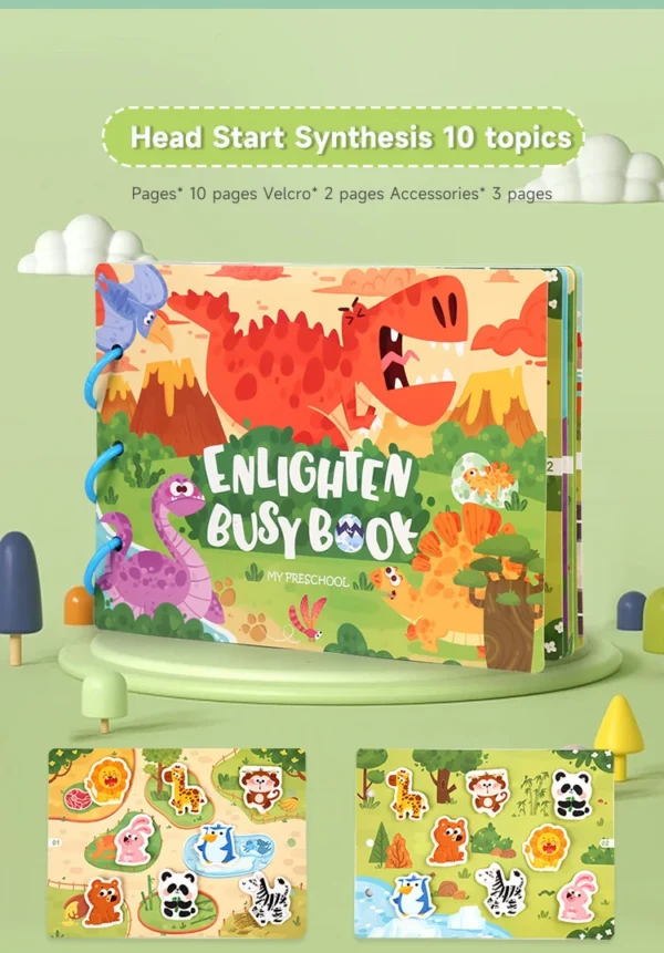 Montessori Baby Busy Book – Early Learning Toy for Toddlers - Image 32
