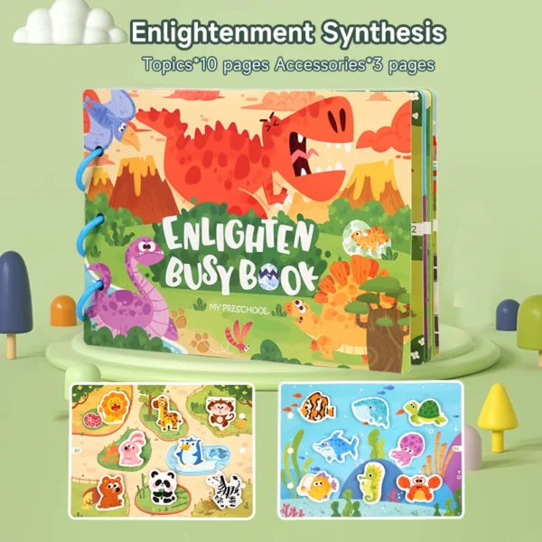 Montessori Baby Busy Book – Early Learning Toy for Toddlers - Image 8