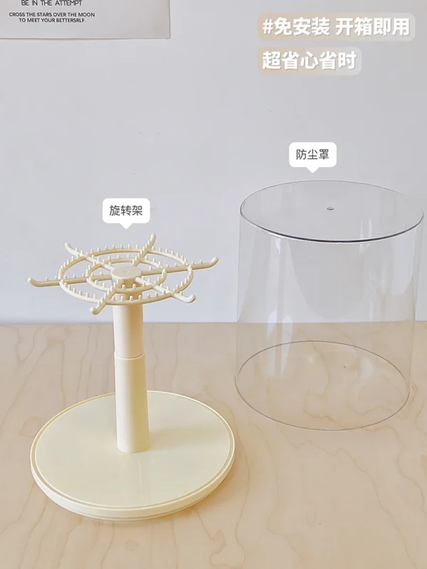360° Rotating Transparent Display Box for Collectibles - Image 22