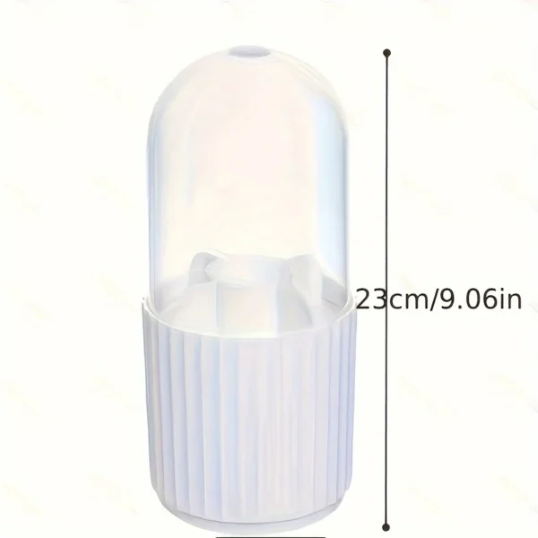 Rotating Acrylic Makeup Brush Storage Cylinder - Image 5