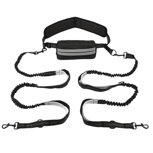 Hands-Free Reflective Dog Leash with Waist Bag – 8M - Image 12