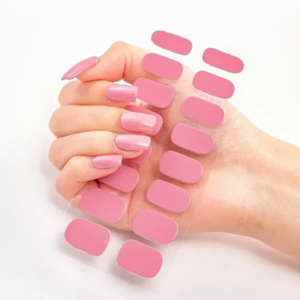16Tips Long-Lasting Gel Nail Stickers – Full Coverage Wraps - Image 13
