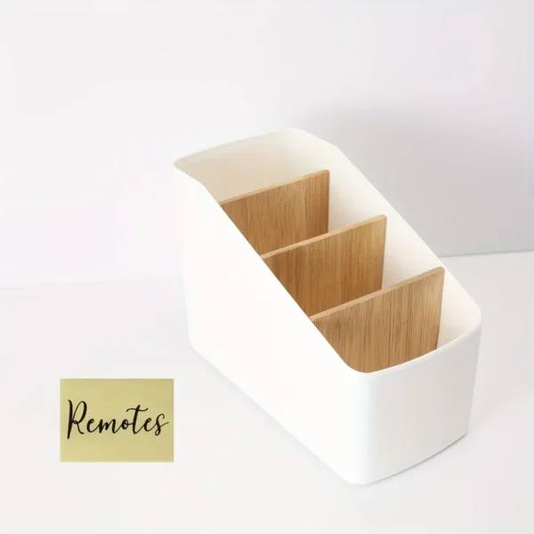 Remote Control Holder with 4 Compartments Organizer - Image 8