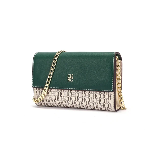 Women’s Minimalist PU Shoulder Bag with Chain Strap - Image 9