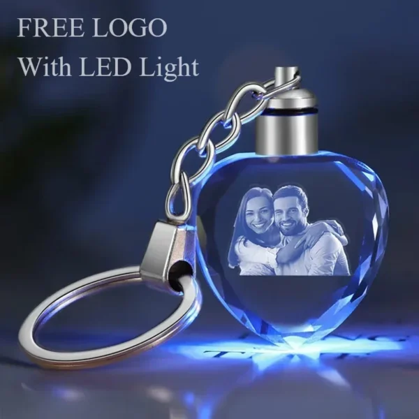 Custom LED Crystal Keyring – Engrave Your Photo or Logo - Image 12