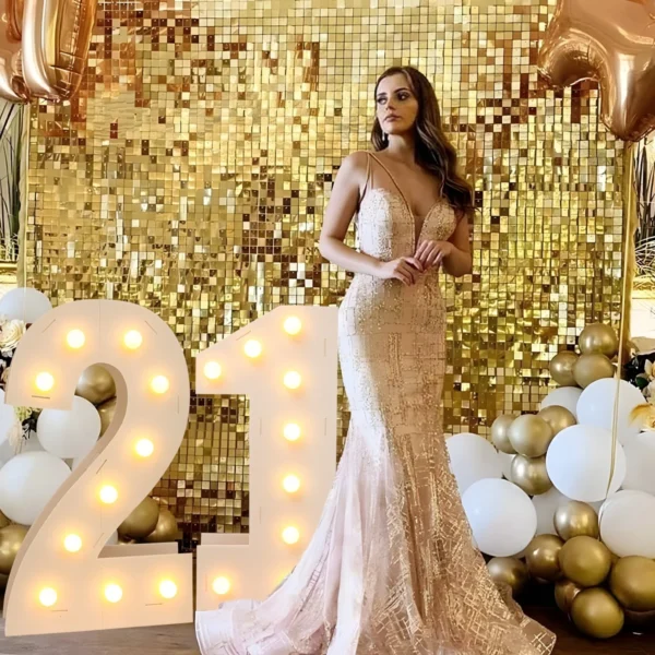 Giant LED Number Light Frame – Party & Birthday Decor - Image 4