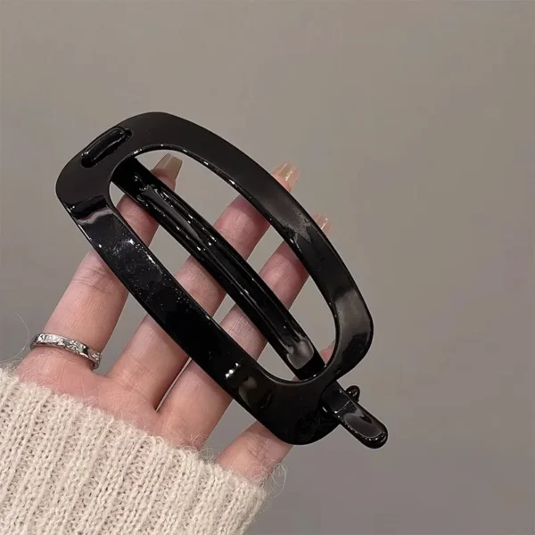 Vintage Twist Oval Hair Clips for Women - Image 8