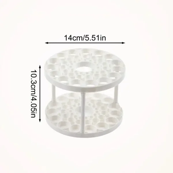 Acrylic Makeup Brush & Cosmetics Storage Rack - Image 6