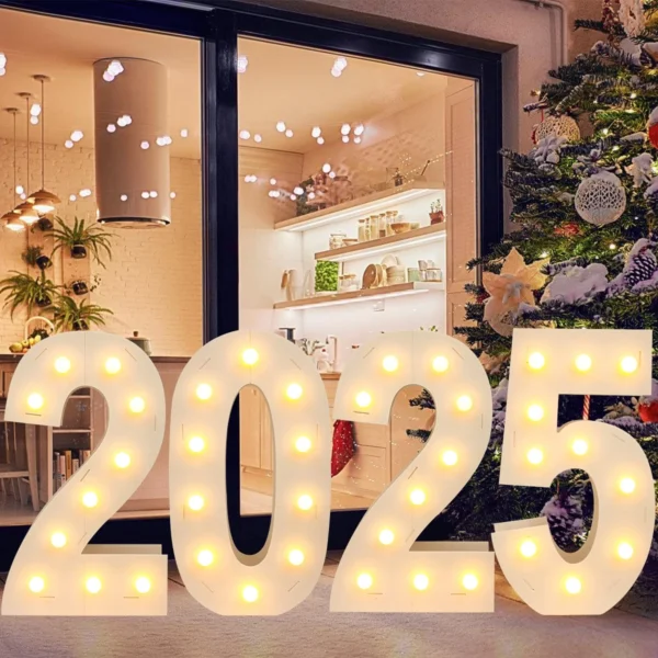 Giant LED Number Light Frame – Party & Birthday Decor - Image 24