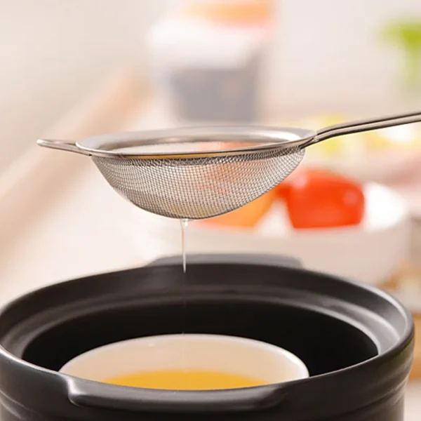 3pcs Stainless Steel Fine Mesh Strainer Set - Image 4