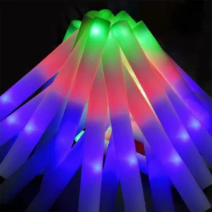 Colorful LED Foam Glow Sticks – Party & Event Fun