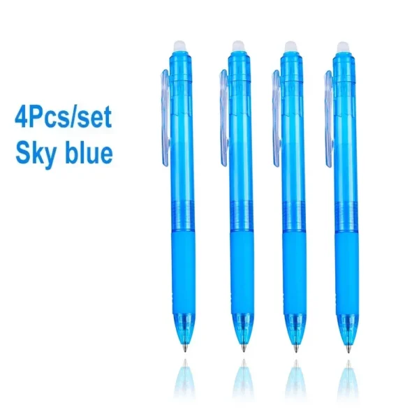 8-Color 0.7mm Retractable Erasable Gel Pen Set - Image 12