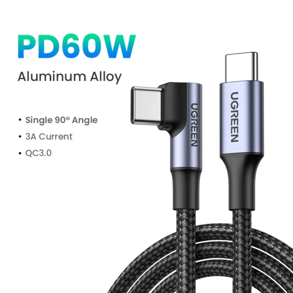 UGREEN USB-C to USB-C 100W Fast Charging Cable - Image 7