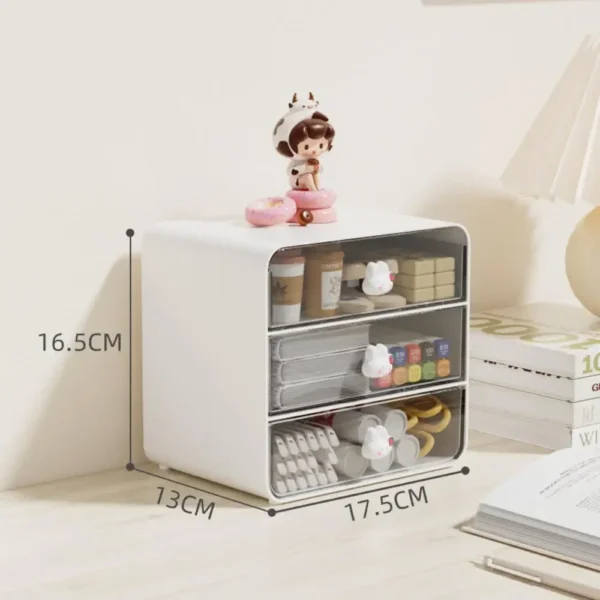 Desktop Drawer Storage Box with Pen Holder Organizer - Image 8