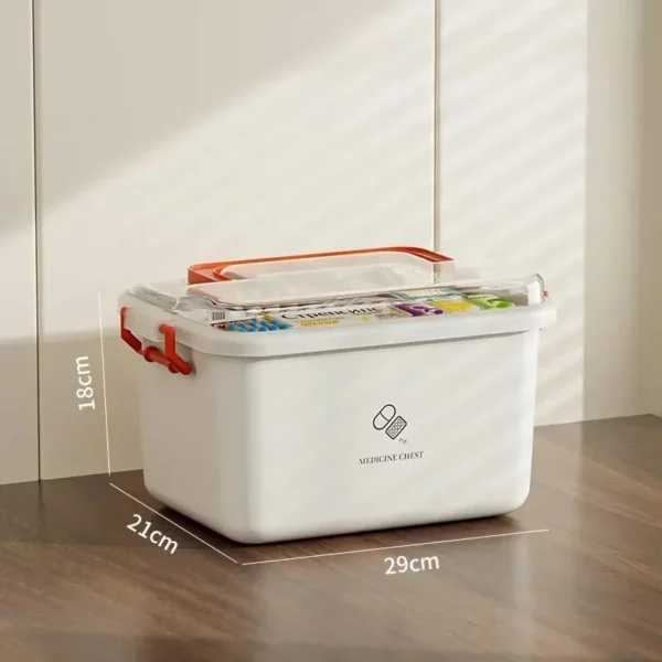 Portable Large-Capacity Home First Aid Medicine Box - Image 8