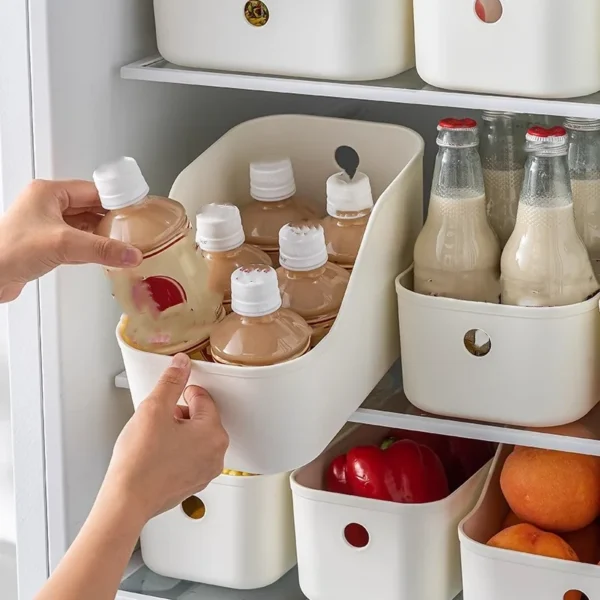 Cabinet Storage Box Storage Basket Kitchen Supplies Collection under Sink Debris Storage Box - Image 3