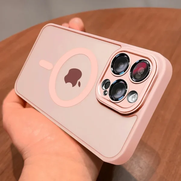 Magnetic Matte Shockproof Case for iPhone 12–17 Pro Max - Image 9