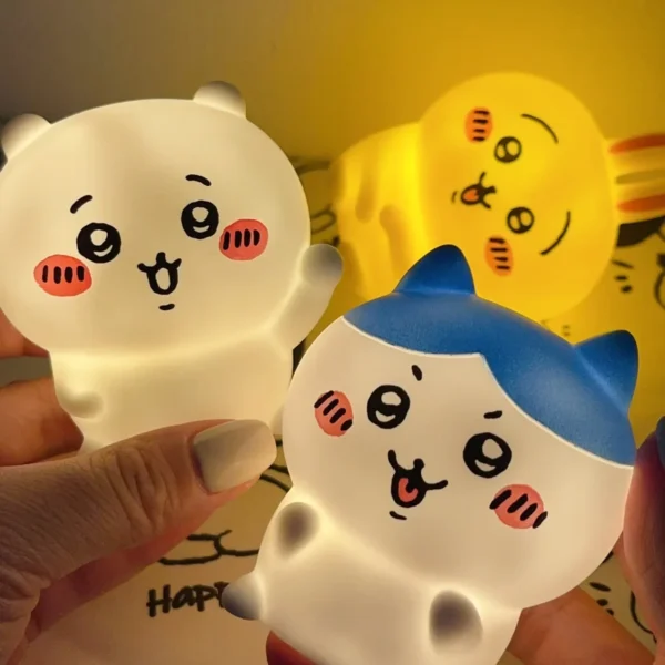 Kawaii Chikawa Vinyl Doll Night Light for Bedroom Decor - Image 12