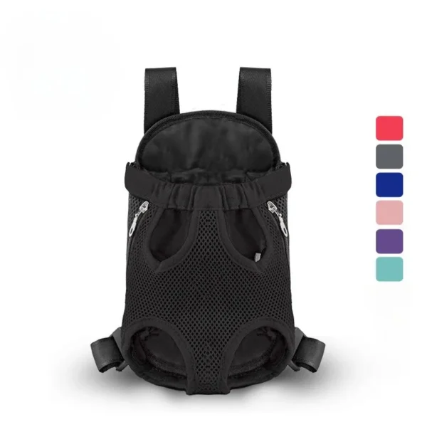 Breathable Double-Shoulder Pet Carrier Backpack – Small Dogs & Cats - Image 6