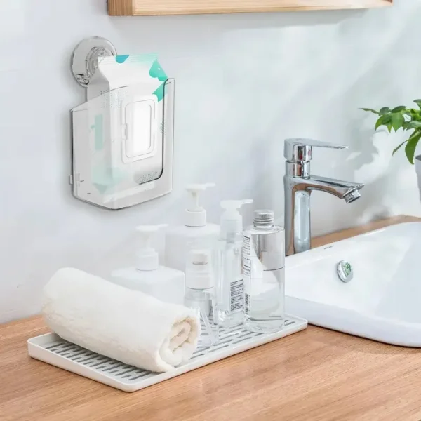 Wall-Mounted Suction Cup Wet Wipes Storage Box - Image 3
