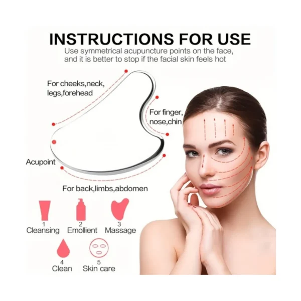 Ice Face Roller & Gua Sha Set – Skin Care Tools - Image 3