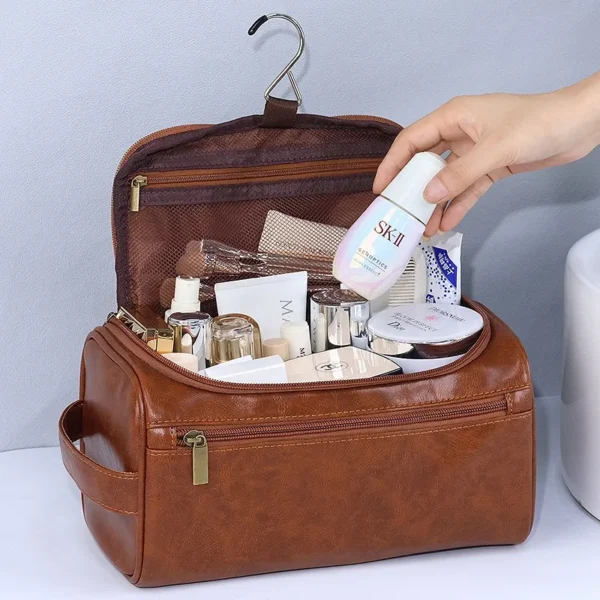 Large-Capacity Waterproof Business Toiletry & Cosmetic Bag - Image 3