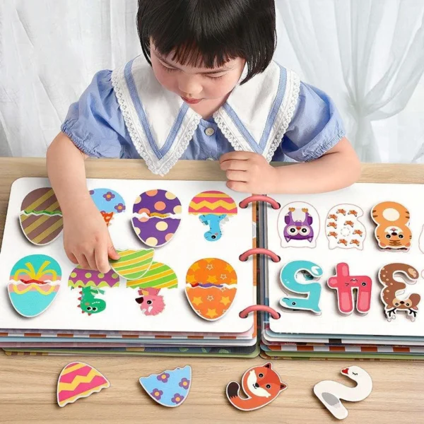 Montessori Baby Busy Book – Early Learning Toy for Toddlers - Image 3