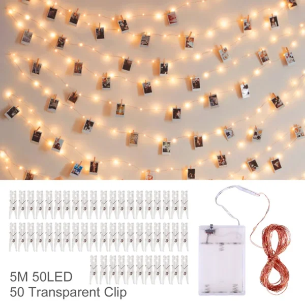 Photo Clip Light Banner – Party & Celebration Decor - Image 8