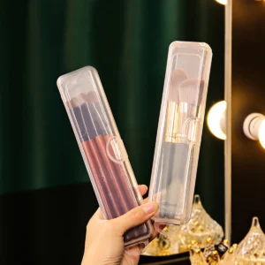 Buy Transparent Flip-Top Makeup Brush Storage Box in UK, London