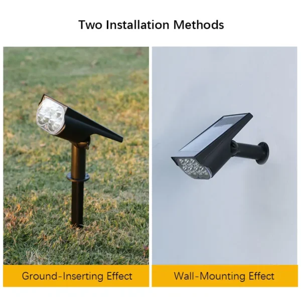 Solar LED Spotlights Outdoor – Auto On/Off IP65 - Image 4