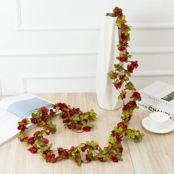 Artificial Rose Vine – Wedding & Home Decoration - Image 27