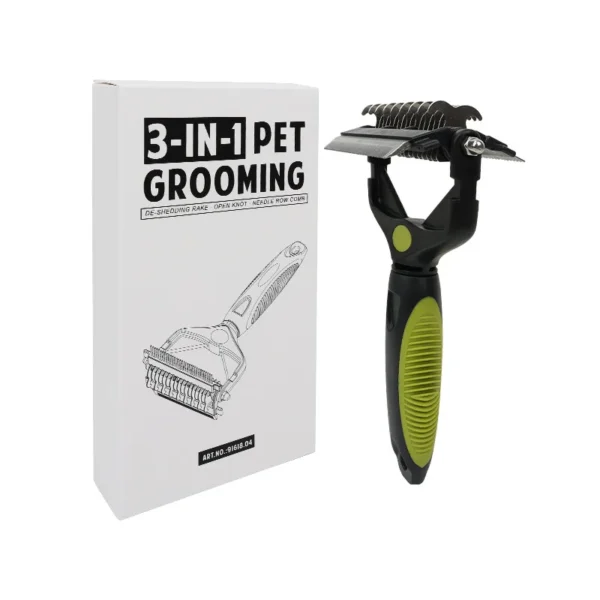 3-in-1 Pet Grooming Brush – Deshedding & Dematting Tool - Image 15