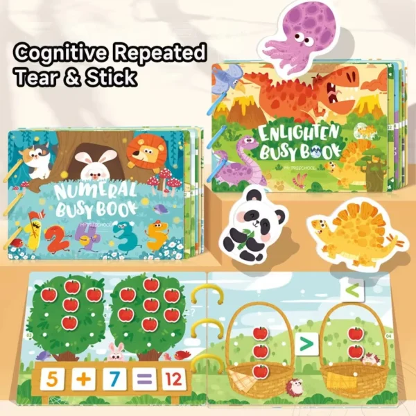 Montessori Baby Busy Book – Early Learning Toy for Toddlers - Image 6
