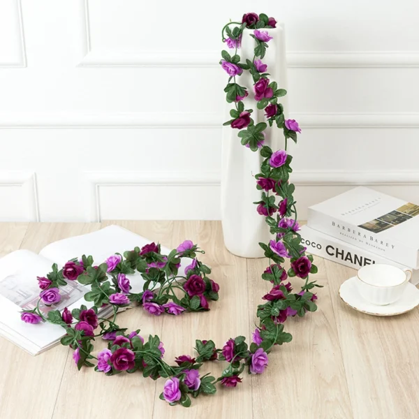Artificial Rose Vine – Wedding & Home Decoration - Image 23