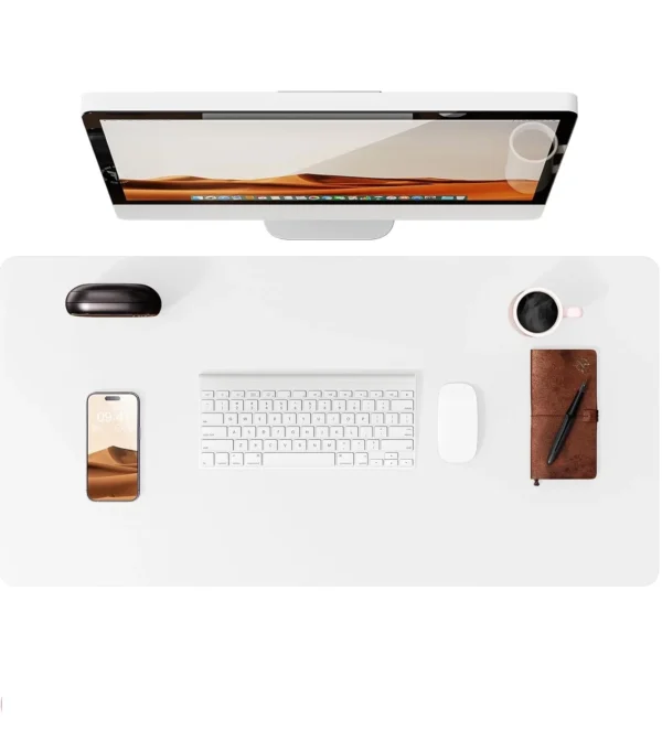 YSAGi Large Leather Desk Mat – Office & Laptop Protector - Image 10