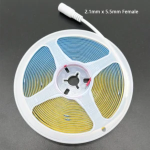5V USB Tuya Zigbee COB LED Strip Light, Dimmable 1–5m
