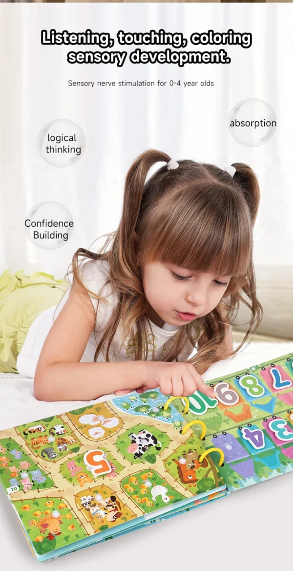 Montessori Baby Busy Book – Early Learning Toy for Toddlers - Image 28