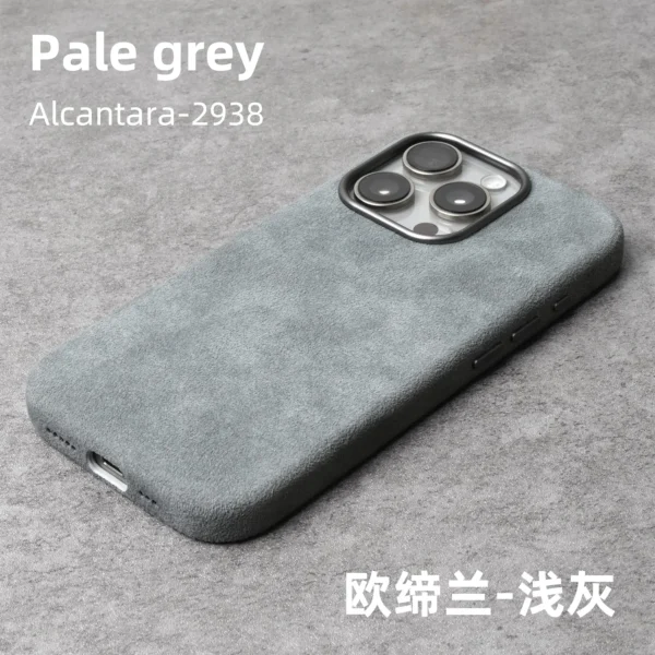Magnetic Alcantara Case for iPhone 16 Pro Max – YMW Luxury - Image 9
