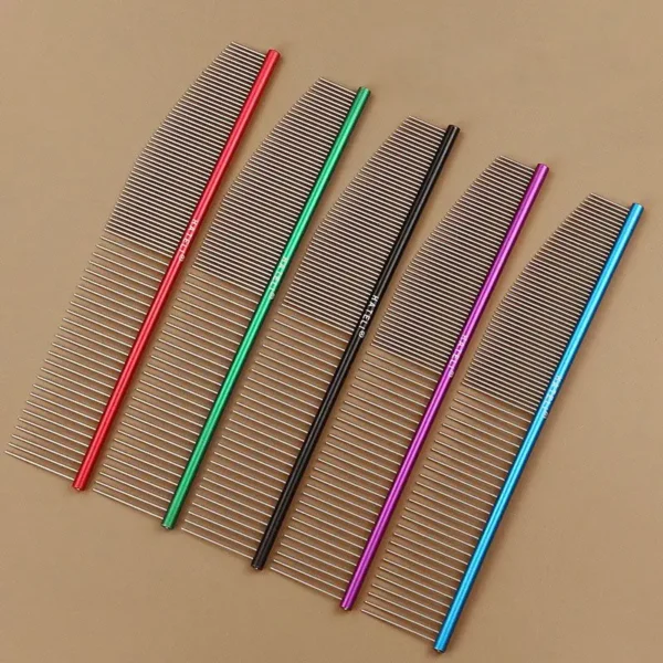 Ultra-Light Pet Comb – Premium Aluminum Grooming Tool