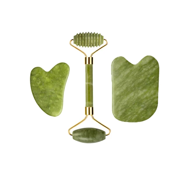 Natural Jade Roller & Gua Sha Massage Set - Image 12