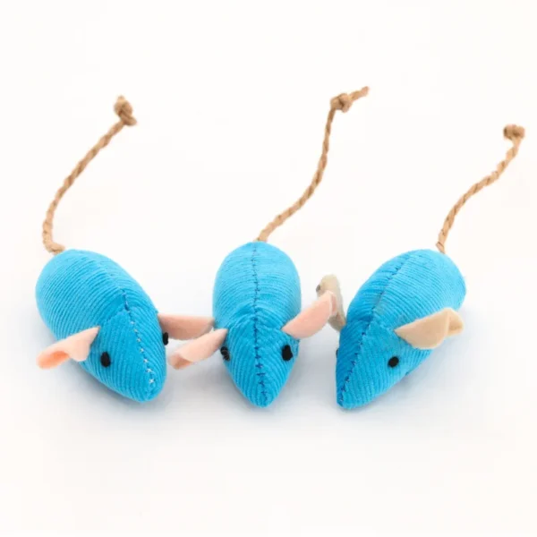 Interactive Catnip Cat Mouse Toys – 3 to 200 Pcs Set - Image 3