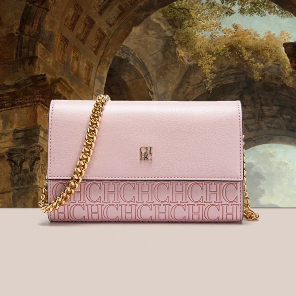 Women’s Minimalist PU Shoulder Bag with Chain Strap - Image 4