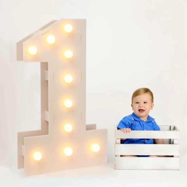 Giant LED Number Light Frame – Party & Birthday Decor - Image 18