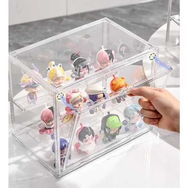Clear Foldable Acrylic Display Box for Figurines - Image 5
