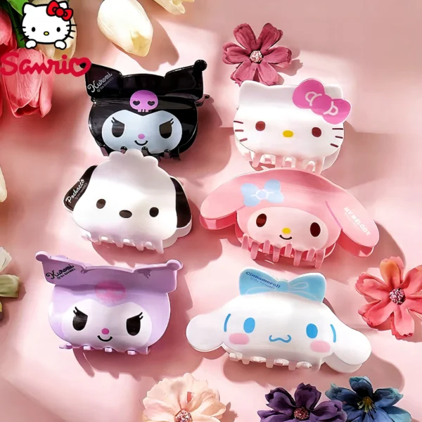 Cute Cartoon Hair Claw Clips for Women – Pink Accessory - Image 7
